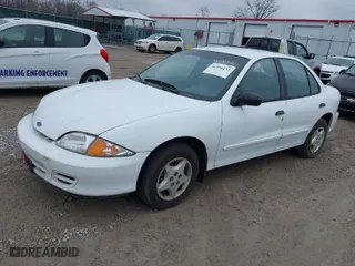 2002 Chevrolet Cavalier with VIN 1G1JC524X27132291, listed as a IAAI auction lot 41496195 with 141,573 mi miles. Bid and sale history available at carsss.com. Image 2.