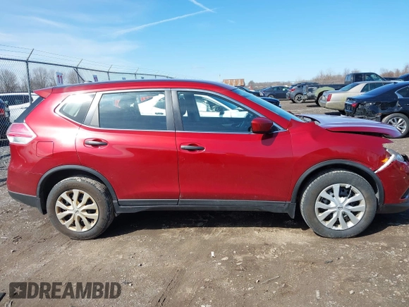2016 Nissan Rogue SV with VIN KNMAT2MV7GP606961, listed as a IAAI auction lot 41964530 with 147,671 mi miles. Bid and sale history available at carsss.com. Image 14.