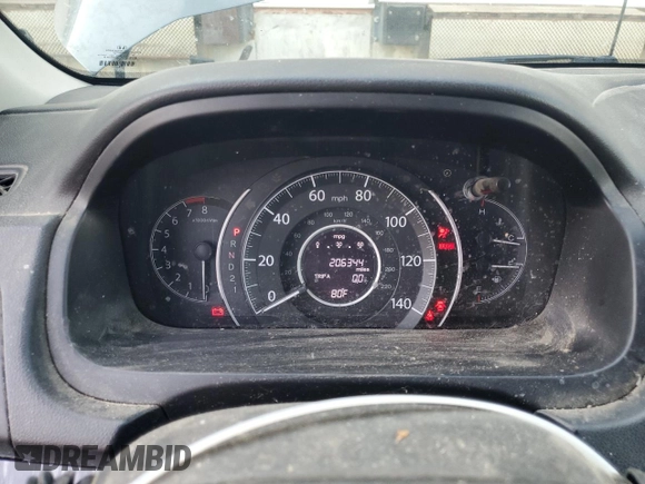 2013 Honda CR-V EX-L z VIN 2HKRM4H72DH644399, wystawiony jako Copart lot #57023265 z przebiegiem 206 344 mil mil oraz Szkoda całkowita • Salvage title. Historia ofert i sprzedaży dostępna na DreamBid. Obrazek 9.