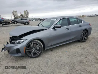 2024 BMW 3 Series 330i with VIN 3MW69FF00R8D85599, listed as a Copart auction lot 55884005 with 18,822 mi miles and Salvage title. Bid and sale history available at DreamBid. Image 1.