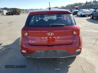 2024 Hyundai Venue SE with VIN KMHRB8A30RU324933, listed as a Copart auction lot 47050945 with Not Provided miles and Salvage Title. Bid and sale history available at DreamBid. Image 6.