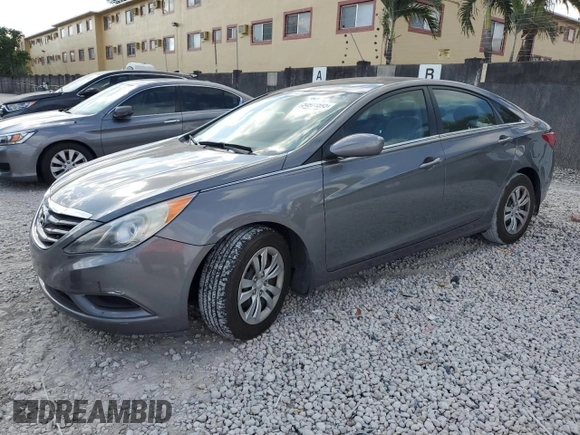 2012 Hyundai Sonata GLS with VIN 5NPEB4AC1CH433480, listed as a Copart auction lot 54971595 with 117,208 mi miles and Clean Title. Bid and sale history available at carsss.com. Image 1.