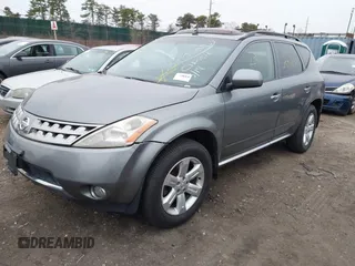 2006 Nissan Murano SL with VIN JN8AZ08W76W503862, listed as a IAAI auction lot 41925817 with Not Provided miles and . Bid and sale history available at carsss.com. Image 2.