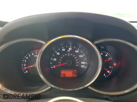 2013 Kia Sorento LX with VIN 5XYKT3A16DG396587, listed as a Copart auction lot 54019075 with 80,051 mi miles and Salvage title. Bid and sale history available at DreamBid. Image 9.