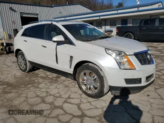 2011 Cadillac SRX Luxury Collection with VIN 3GYFNAEY4BS585171, listed as a Copart auction lot 46188075 with 0 mi miles and Salvage Title. Bid and sale history available at carsss.com. Image 4.