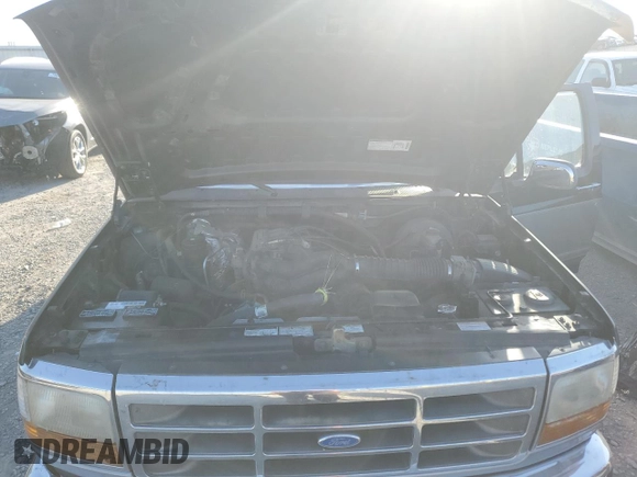 1995 Ford F-150 with VIN 1FTEX14N6SKB67175, listed as a Copart auction lot 73457384 with 292,677 mi miles and Salvage Title. Bid and sale history available at carsss.com. Image 11.
