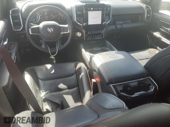 2022 Ram 1500 Laramie with VIN 1C6SRFJT0NN225045, listed as a Copart auction lot 57017515 with 90,828 mi miles and Salvage title. Bid and sale history available at DreamBid. Image 8.