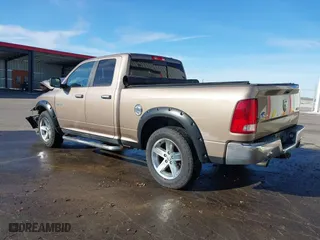2009 Dodge Ram 1500 SLT with VIN 1D3HV18T39S795840, listed as a IAAI auction lot 41411466 with 124,917 mi miles. Bid and sale history available at carsss.com. Image 3.