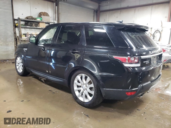 2017 Land Rover Range Rover Sport HSE with VIN SALWR2FV8HA145672, listed as a Copart auction lot 45575855 with 97,897 mi miles and Non Repairable. Bid and sale history available at carsss.com. Image 2.