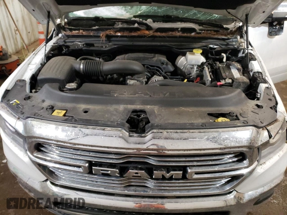 2020 Ram 1500 Laramie with VIN 1C6SRFDT6LN303837, listed as a Copart auction lot 86339224 with 87,515 mi miles and Salvage Title. Bid and sale history available at carsss.com. Image 13.