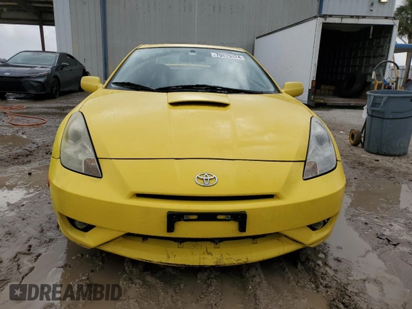 2003 Toyota Celica GT with VIN JTDDR32T630153289, listed as a Copart auction lot 70825324 with 146,277 mi miles and Non Repairable. Bid and sale history available at carsss.com. Image 5.