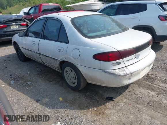 1997 Ford Escort LX with VIN 1FALP13P4VW278594, listed as a IAAI auction lot 42125007 with 290,855 mi miles. Bid and sale history available at carsss.com. Image 3.
