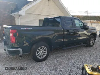 2021 Chevrolet Silverado 1500 LT with VIN 1GCRYDED6MZ118803, listed as a Copart auction lot 79291124 with 46,721 mi miles and Salvage Title. Bid and sale history available at DreamBid. Image 3.