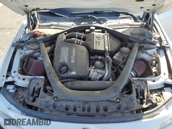 2017 BMW M4 with VIN WBS3R9C51HK709687, listed as a Copart auction lot 53371805 with 68,847 mi miles and Salvage title. Bid and sale history available at DreamBid. Image 12.