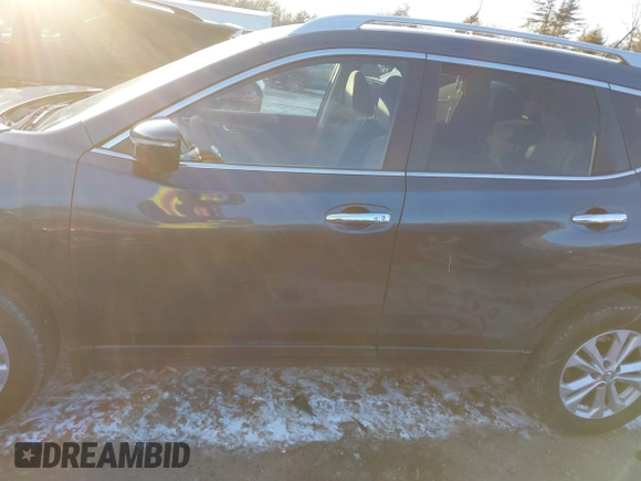 2014 Nissan Rogue S with VIN 5N1AT2MV5EC775196, listed as a IAAI auction lot 41437313 with 130,041 mi miles. Bid and sale history available at carsss.com. Image 15.