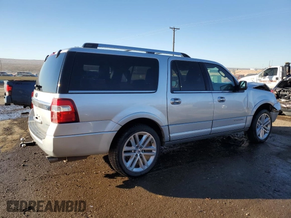 2017 Ford Expedition Max Platinum with VIN 1FMJK1MT8HEA21889, listed as a Copart auction lot 88487585 with 176,796 mi miles and Salvage title. Bid and sale history available at DreamBid. Image 3.