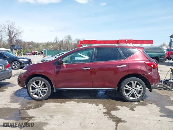 2009 Nissan Murano SL with VIN JN8AZ18W29W110796, listed as a IAAI auction lot 41925677 with 203,752 mi miles. Bid and sale history available at carsss.com. Image 14.