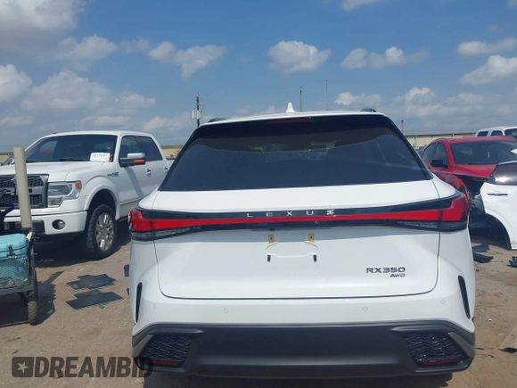 2024 Lexus RX 350 with VIN 2T2BAMCA7RC043492, listed as a IAAI auction lot 42154100 with 6,891 mi miles and . Bid and sale history available at DreamBid. Image 17.