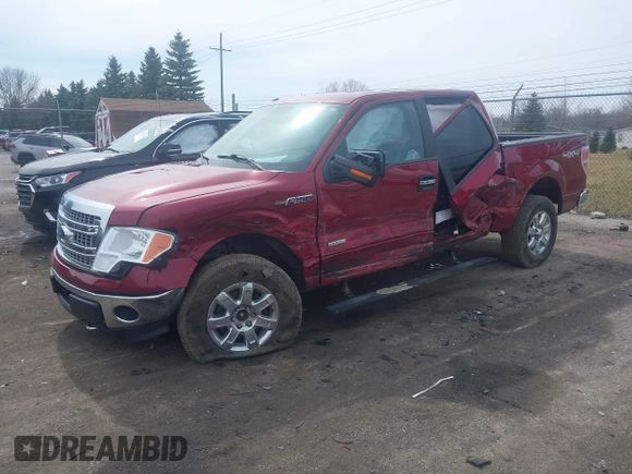 2014 Ford F-150 XL with VIN 1FTFW1ET9EFC07265, listed as a IAAI auction lot 41857341 with 85,829 mi miles and . Bid and sale history available at DreamBid. Image 17.