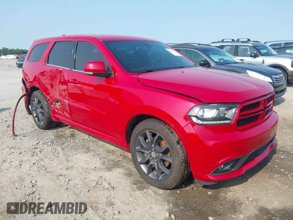 2016 Dodge Durango R/T with VIN 1C4SDJCTXGC484809, listed as a IAAI auction lot 42397607 with 160,729 mi miles and . Bid and sale history available at DreamBid. Image 1.