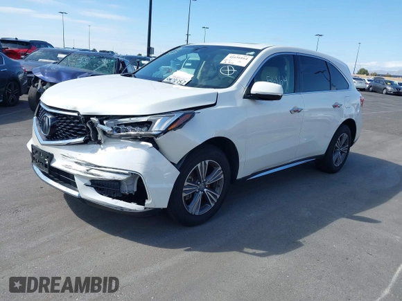 2019 Acura MDX with VIN 5J8YD3H37KL007859, listed as a IAAI auction lot 41656164 with 59,838 mi miles and . Bid and sale history available at DreamBid. Image 2.