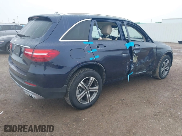 2019 Mercedes-Benz GLC with VIN WDC0G4JB6K1002622, listed as a IAAI auction lot 41647656 with 42,732 mi miles. Bid and sale history available at carsss.com. Image 4.