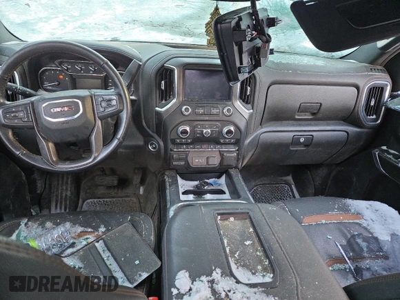 2022 GMC Sierra 1500 AT4 with VIN 1GTU9EET6NZ134151, listed as a Copart auction lot 84233604 with 0 mi miles and Salvage Title. Bid and sale history available at carsss.com. Image 8.