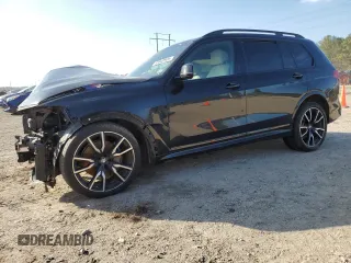 2019 BMW X7 xDrive50i with VIN 5UXCX4C52KLS35720, listed as a Copart auction lot 43940905 with 0 mi miles and Salvage Title. Bid and sale history available at carsss.com. Image 1.