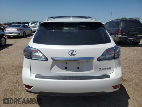 2011 Lexus RX 350 with VIN 2T2BK1BA6BC080620, listed as a Copart auction lot 63202875 with Not provided miles and Salvage title. Bid and sale history available at DreamBid. Image 6.