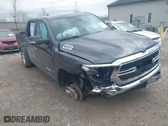 2019 Ram 1500 Big Horn/Lone Star with VIN 1C6SRFFT8KN648380, listed as a IAAI auction lot 41941356 with 28,251 mi miles. Bid and sale history available at carsss.com. Image 1.