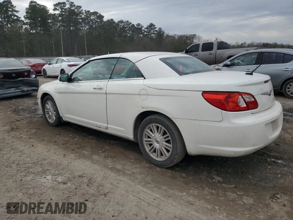 2008 Chrysler Sebring Touring with VIN 1C3LC55R08N180544, listed as a Copart auction lot 89121565 with 94,997 mi miles and Clean Title. Bid and sale history available at DreamBid. Image 2.
