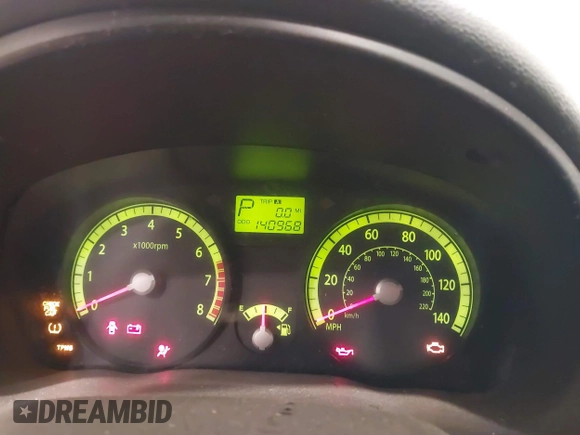 2009 Kia Rio SX with VIN KNADE223896533839, listed as a IAAI auction lot 41328220 with 140,968 mi miles. Bid and sale history available at carsss.com. Image 7.