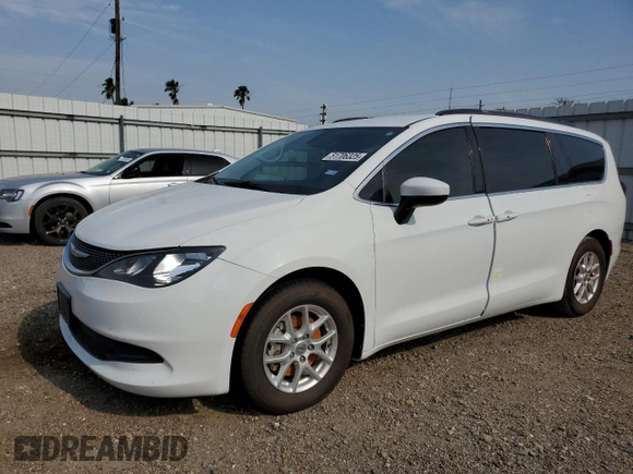 2021 Chrysler Voyager LXI with VIN 2C4RC1DG7MR515228, listed as a Copart auction lot 51706325 with 92,462 mi miles and Salvage Title. Bid and sale history available at carsss.com. Image 1.