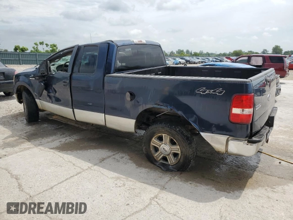 2005 Ford F-150 XLT with VIN 1FTPX145X5FA92244, listed as a Copart auction lot 61569865 with 184,219 mi miles and Salvage title. Bid and sale history available at DreamBid. Image 2.