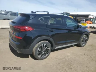 2021 Hyundai Tucson Limited with VIN KM8J3CALXMU407825, listed as a Copart auction lot 48349665 with 49,654 mi miles and Salvage Title. Bid and sale history available at carsss.com. Image 3.