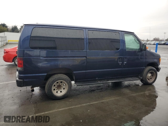 2005 Ford Econoline Passenger XL with VIN 1FBNE31L45HA70020, listed as a Copart auction lot 43475345 with 124,301 mi miles and Clean Title. Bid and sale history available at carsss.com. Image 3.