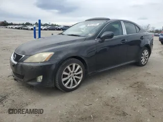 2007 Lexus IS 250 with VIN JTHCK262475008710, listed as a Copart auction lot 50471565 with 198,788 mi miles and Clean title. Bid and sale history available at DreamBid. Image 1.