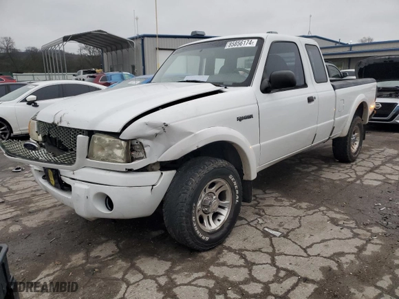 2001 Ford Ranger XLT Appearance with VIN 1FTYR14E21PB11534, listed as a Copart auction lot 85856174 with 171,458 mi miles and Clean Title. Bid and sale history available at carsss.com. Image 1.