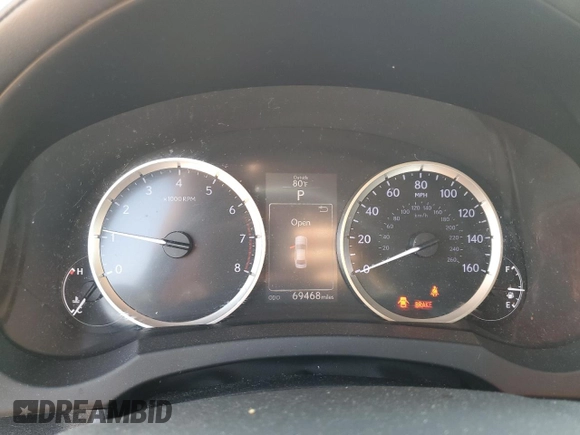 2015 Lexus IS 250 with VIN JTHBF1D21F5081349, listed as a Copart auction lot 57173495 with 69,468 mi miles and Salvage title. Bid and sale history available at DreamBid. Image 9.