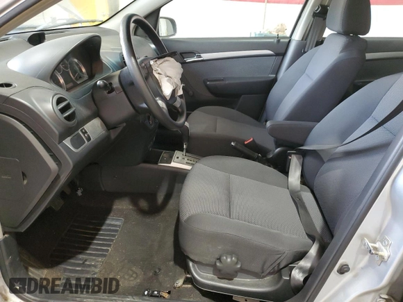 2011 Chevrolet Aveo 1LT with VIN KL1TD5DE2BB230142, listed as a Copart auction lot 57293695 with Not provided miles and Salvage title. Bid and sale history available at DreamBid. Image 7.