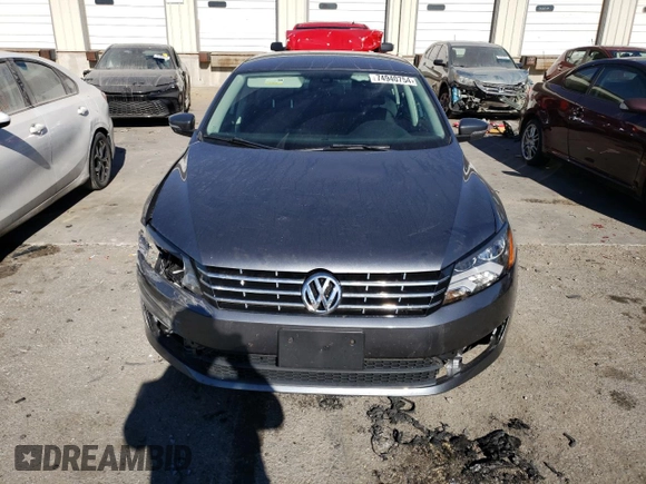 2014 Volkswagen Passat S with VIN 1VWAS7A3XEC024597, listed as a Copart auction lot 74940754 with 144,646 mi miles and Salvage Title. Bid and sale history available at carsss.com. Image 5.