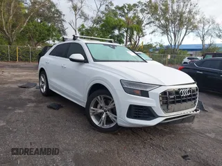 2023 Audi Q8 Premium with VIN WA1AVBF14PD015616, listed as a IAAI auction lot 41213960 with 26,102 mi miles and . Bid and sale history available at DreamBid. Image 1.