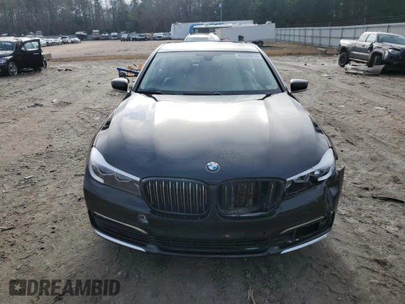 2018 BMW 7 Series 740e xDrive iPerformance with VIN WBA7J2C53JG938434, listed as a Copart auction lot 85508014 with 69,183 mi miles and Salvage Title. Bid and sale history available at carsss.com. Image 5.