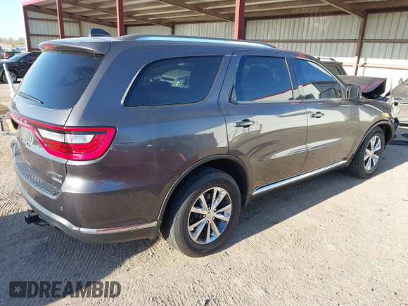 2016 Dodge Durango Limited with VIN 1C4RDJDG8GC362174, listed as a IAAI auction lot 42039716 with 118,338 mi miles and . Bid and sale history available at DreamBid. Image 4.