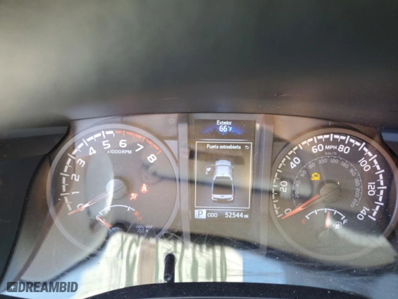 2023 Toyota Tacoma 2WD SR with VIN 3TYAX5GN1PT080354, listed as a Copart auction lot 46316745 with 52,544 mi miles and Salvage Title. Bid and sale history available at carsss.com. Image 9.
