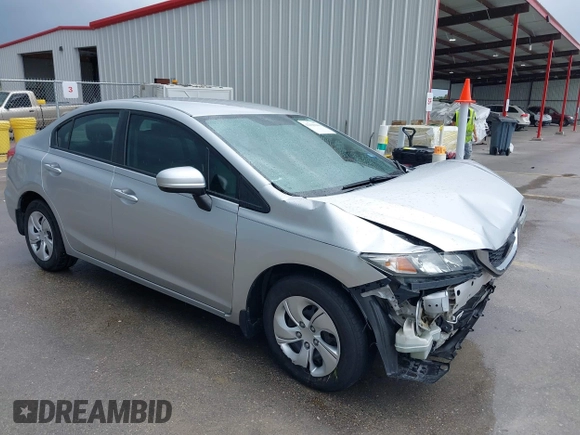 2015 Honda Civic LX z VIN 2HGFB2F55FH553395, wystawiony jako IAAI lot #42190166 z przebiegiem 113 416 mil mil oraz . Historia ofert i sprzedaży dostępna na DreamBid. Obrazek 1.