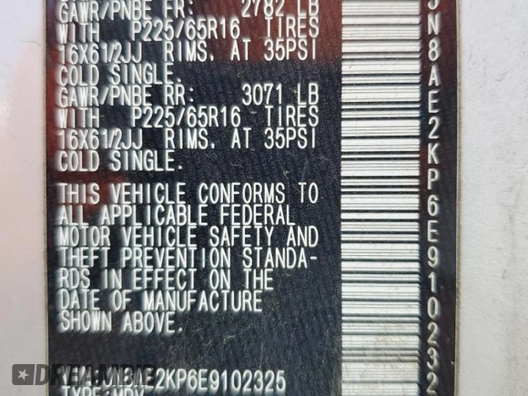 2014 Nissan Quest S with VIN JN8AE2KP6E9102325, listed as a Copart auction lot 52734185 with 147,415 mi miles and Salvage Title. Bid and sale history available at carsss.com. Image 13.