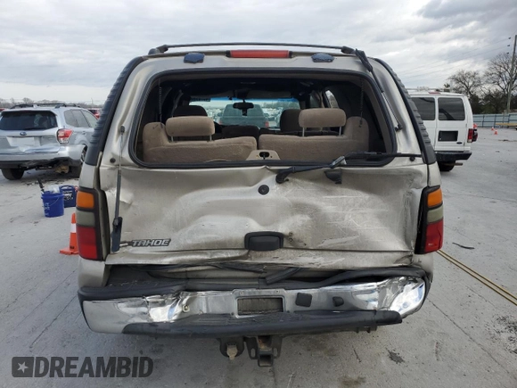 2006 Chevrolet Tahoe LS with VIN 1GNEC13V76R164948, listed as a Copart auction lot 49769345 with 307,261 mi miles and Clean Title. Bid and sale history available at carsss.com. Image 6.