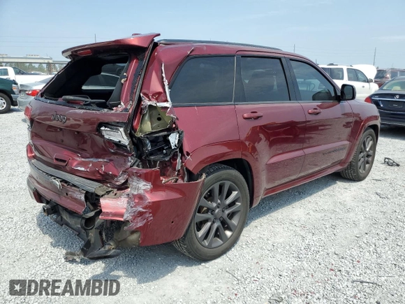 2018 Jeep Grand Cherokee Overland with VIN 1C4RJFCG5JC338137, listed as a Copart auction lot 58008915 with 89,481 mi miles and Salvage title. Bid and sale history available at DreamBid. Image 3.