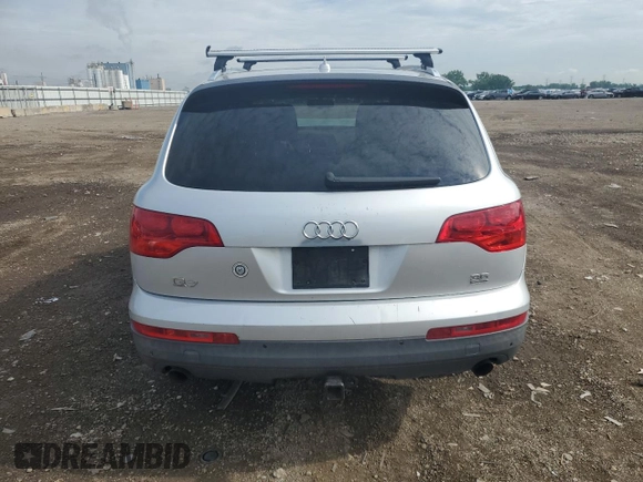 2008 Audi Q7 Premium with VIN WA1BY74L48D030275, listed as a Copart auction lot 62179715 with Not provided miles and Salvage title. Bid and sale history available at DreamBid. Image 6.